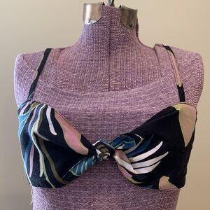 Vintage Tie Front Bandeau Tops Union Label